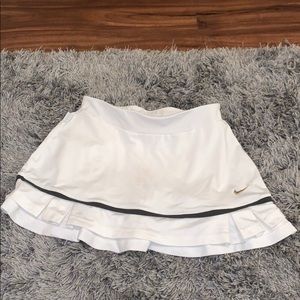 White nike skirt with shorts.